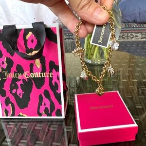 NWT JUICY COUTURE Pave Charm Bracelet